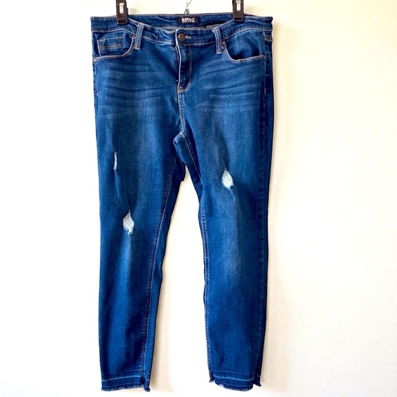 Buffalo David Bitton Denim - LAST CHANCE. BUFFALO David Bitton RIP & REPAIR SKINNY Size 12 Distressed